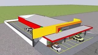 SUPERMERCADO TRADIÇÃO  - Projeto 3D