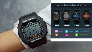 SKMEI 1134 - Review & Setting Jam Tangan Pria Digital Fashion (Waktushop Indonesia)