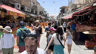 Jerusalem 15 May 23. Walk from Mahane Yehuda Market to Damascus Gate station.