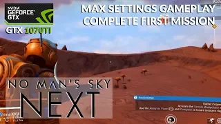 No Man's Sky Next Sample Gameplay Max Settings Huge Improvement!