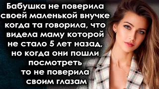 Бабушка не верила своей внучке когда та говорила что видела маму которой не стало 5 лет назад