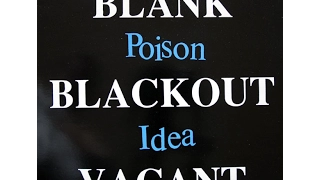 Poison Idea - Blank Blackout Vacant (Full Album) HQ
