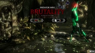Mortal Kombat X Predator Skinned Alive Brutality