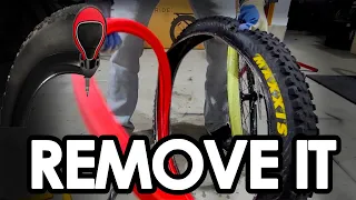 How to Remove CushCore Mountain Bike Tire Inserts