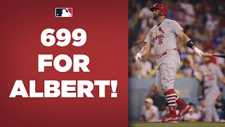 699!!! Albert Pujols inches closer to history with a MAMMOTH home run!