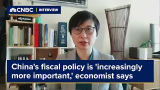 China's fiscal policy is 'increasingly more important,' economist says