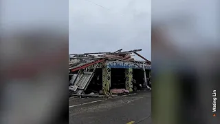 Videos show Typhoon Koinu lashing south Taiwan