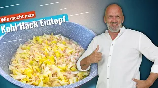 WEIßKOHL mit Hack Eintopf - Low Carb, einfach und lecker