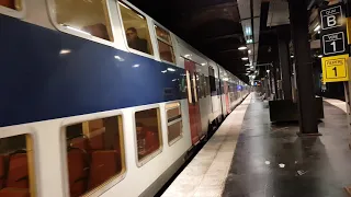 ( RER C ) Départ d'une Z20900 IDF/Z8800 Carmillon mission FOOT à la station Musée d'Orsay