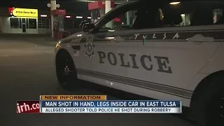 Man shot inside car overnight in East Tulsa