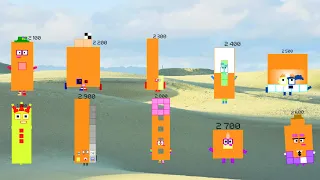 Numberblocks Band Retro Hundreds 2100 to 3000