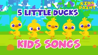 Five Little Ducks 🔴 Went Out One Day | Kids Songs