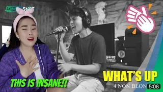 REAKSI | DIMAS SENOPATI -4 Non Blondes - What's Up (Acoustic Cover)