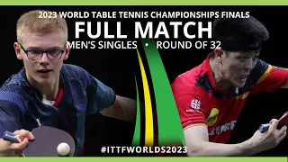 FULL MATCH | Felix LEBRUN vs Dang QIU | MS R32 | #ITTFWorlds2023