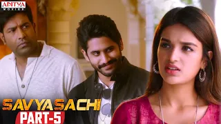 Savyasachi Latest Hindi Dubbed Movie | Part 5 | Naga Chaitanya | Madhavan | Nidhhi Agerwal