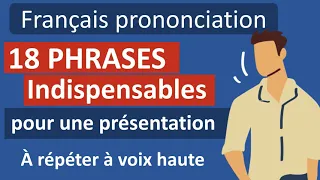 FLE : 18 phrases indispensables pour un exposé oral