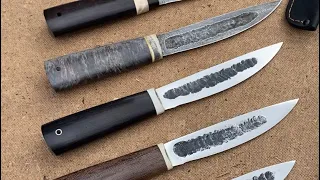Якутские ножи | Сравнение стали х12мф и дамасска
