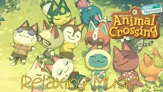 1 Hours of calm night stroll music from animal crossing + natural ambiance