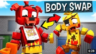 fnaf chica ficou no corpo do foxy é foxy ficou no corpo da Chica