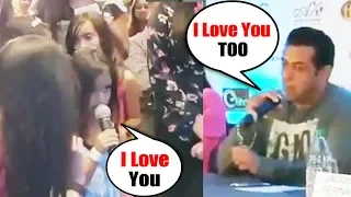 Salman Khan GETS A CUTE Proposal From A SWEET GIRL - Watch This Video Now