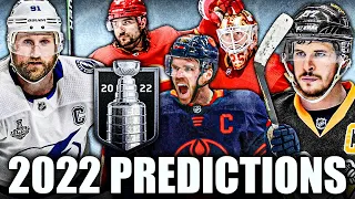 2022 STANLEY CUP PLAYOFFS PREDICTIONS BRACKET (NHL Playoff Series Format & News Today)