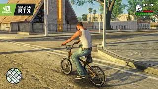 GTA San Andreas RTX 3090 'First Mission' 4K Gameplay! GTA SA Realistic Graphics Remastered Mod