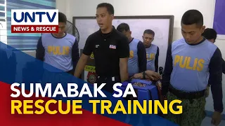 Mga pulis at force multipliers sa Rizal, sumabak sa first aid training para makatugon sa mga sakuna