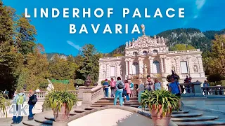 Walking Tour, Schloss Linderhof. Bavaria Germany 4K