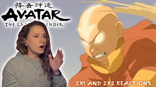 Avatar the Last Airbender 2x1 & 2x2 Reaction | The Avatar State | The Cave of Two Lovers
