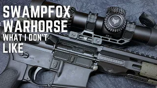 What I Don't Like About the Swampfox Warhorse