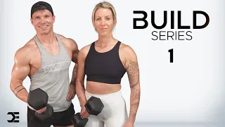 40 Min CHEST, SHOULDERS & TRICEPS WORKOUT with DUMBBELLS | 6 Week Build Series - Day 1