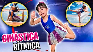 FIQUEI NERVOSA 😰MINHA APRESENTAÇÃO DE GINÁSTICA RÍTMICA 🤸‍♀️!! | Yu e Família