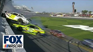 Parker Kligerman Flips Into Fence - Daytona 500 Practice - 2014 NASCAR Sprint Cup