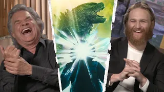 Kurt Russell and Wyatt Russell Crack Up Talking GODZILLA and THE THING During MONARCH Interview