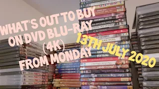 WHATS OUT TO BUY ON DVD/BLU-RAY FROM MONDAY 13TH JULY 2020