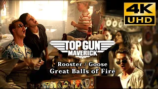 Top Gun Maverick & Top Gun - Great Balls of Fire Scene Mixed -Rooster & Goose  - 4K & HQ Sound