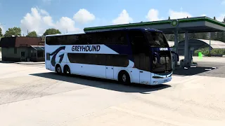 Trip with Greyhound l Marcopolo G6DD l Long Distance Driving