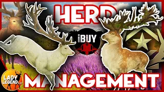 How to Spawn RED DEER GREAT ONES with HERD MANAGEMENT!!! - Call of the Wild