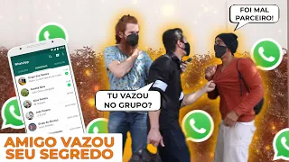 Revelado segredo do melhor amigo no grupo de whatsapp, que profissão dele é... Infiéis episódio 129