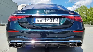 Mercedes-AMG S63 W223 4.0 V8 802 hp Sound, Exhaust Sound, Cold Start, Launch Control, Acceleration