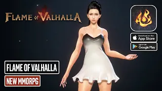 FLAME OF VALHALLA Gameplay - Mobile MMORPG on Android and iOS