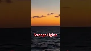 Strange Lights Caught From A Ship In The Middle Of The Ocean #shorts