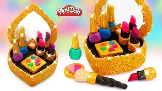 Makeup Set. DIY How to Make Play Doh Makeup Cosmetics Box for Kids