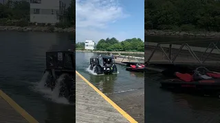 Argo Sherp - Water to Land #offroadking #goanywhere #sherp #argo #amphibious #monstertruck #boat