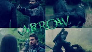 CW Arrow 5X23: Oliver uses the first move Slade taught him