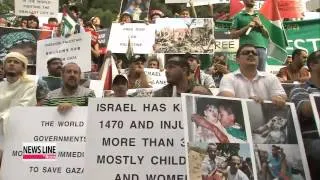 Palestinian groups in Korea protest Gaza conflict