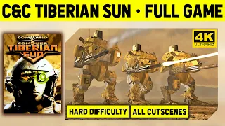 C&C TIBERIAN SUN 4K - FULL GAME - GDI & NOD CAMPAIGNS - ALL CUTSCENES - HARD DIFFICULTY