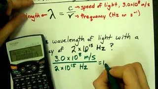 How to Convert Frequency to Wavelength