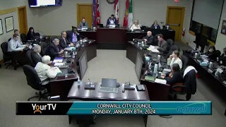 January 8 2024 City of Cornwall Council Meeting