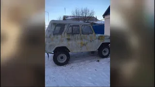 УАЗ на СВО ручной сборки с блокоровками